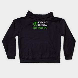 Achievement Unlocked - Best Dad Kids Hoodie